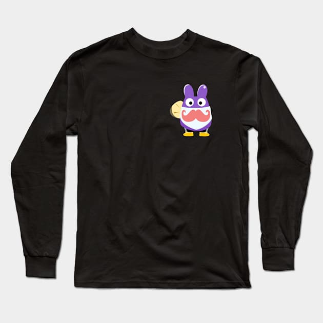 pocket bumbnabbit change of wardrobe (moustache) Long Sleeve T-Shirt by prettyguardianstudio